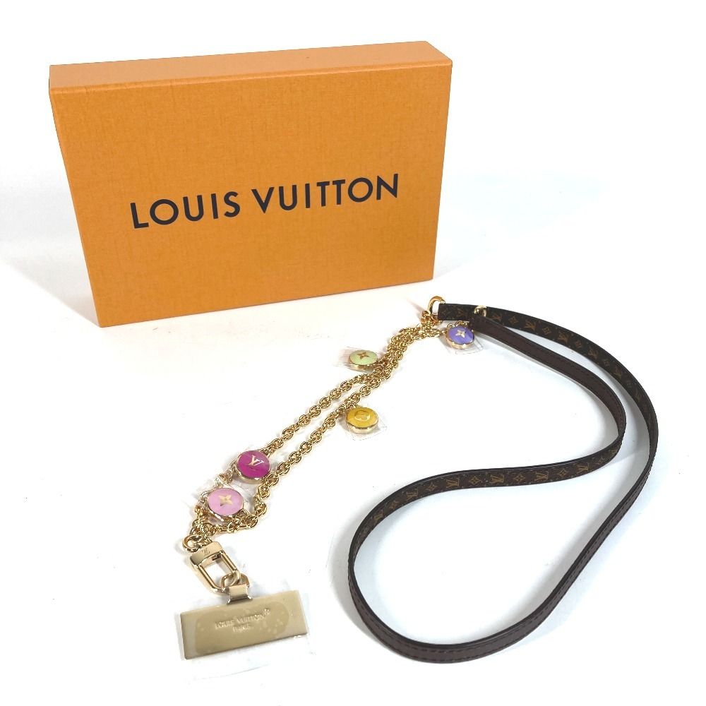 Louis Vuitton Strap Phone LV Confetti Monogram Canvas Brown — view 7