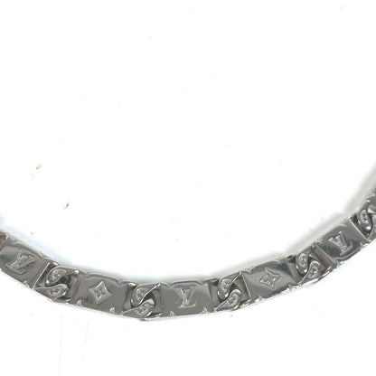 Louis Vuitton Necklace Monogram Tide Up Metal Silver — view 2