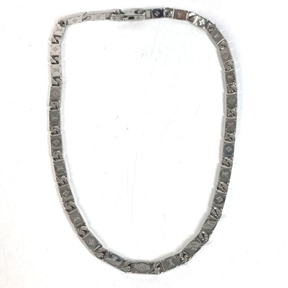 Louis Vuitton Necklace Monogram Tide Up Metal Silver — view 5