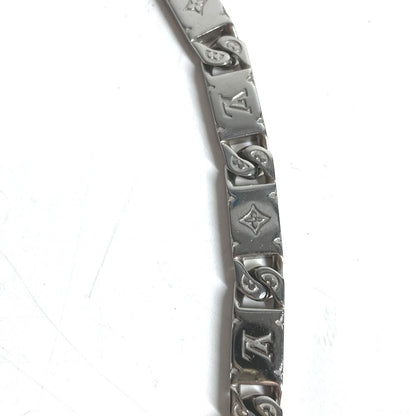 Louis Vuitton Necklace Monogram Tide Up Metal Silver — view 9