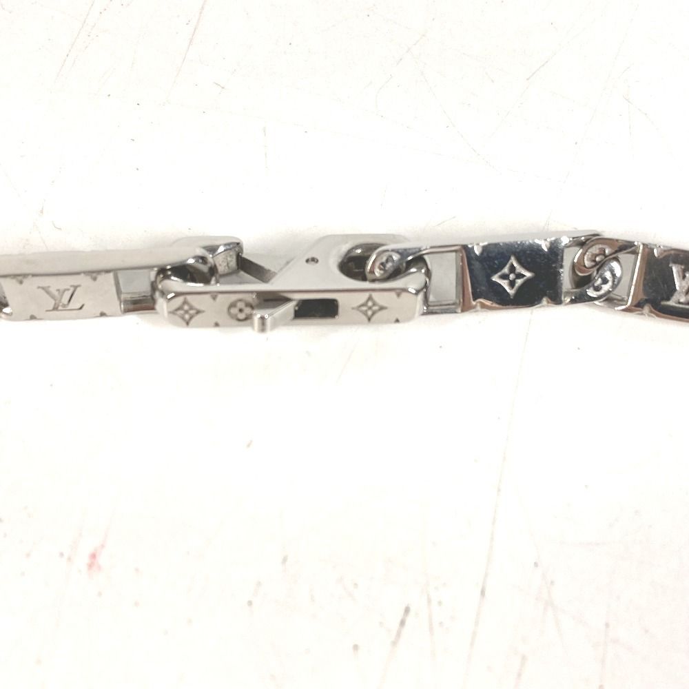 Louis Vuitton Necklace Monogram Tide Up Metal Silver — view 7