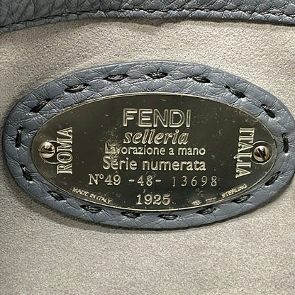 Fendi Handbag Auralee for Ron Herman Blue Gray Leather — view 9