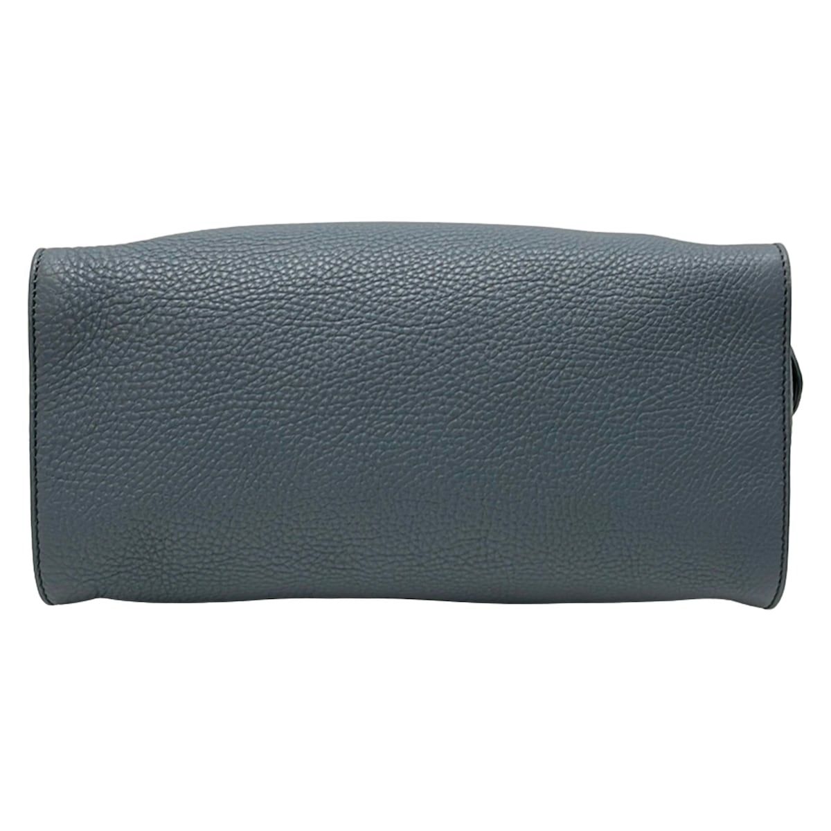 Fendi Handbag Auralee for Ron Herman Blue Gray Leather — view 5