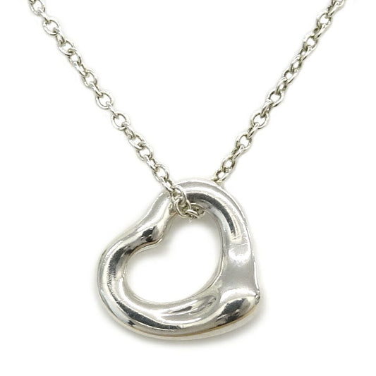 Tiffany & Co Open Heart Pendant Elsa Peretti Silver
