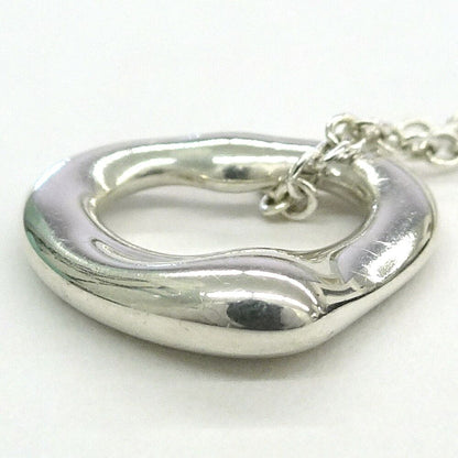 Tiffany & Co Open Heart Pendant Elsa Peretti Silver — view 5