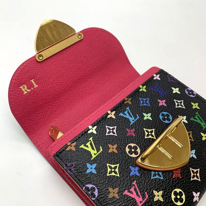 Louis Vuitton Portefeuille Joy Trifold Wallet Monogram Multicolor Black — view 6