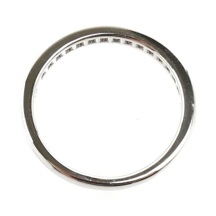 Tiffany & Co Platinum Channel Setting Ring Diamond — view 4