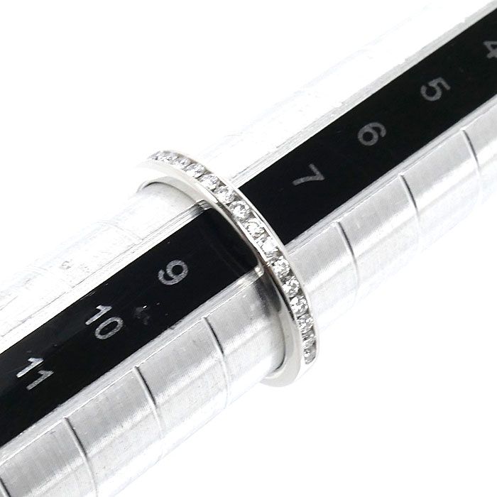 Tiffany & Co Platinum Channel Setting Ring Diamond — view 6