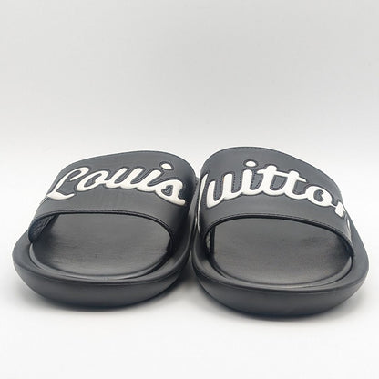 Louis Vuitton Sambas Line Lava Logo Black Sandals — view 3