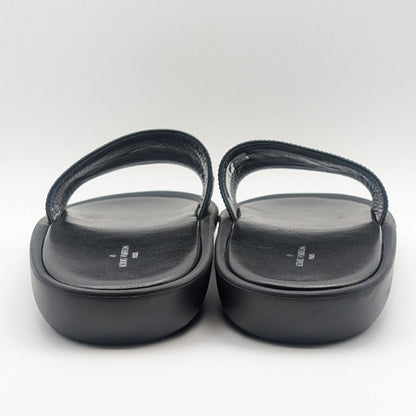 Louis Vuitton Sambas Line Lava Logo Black Sandals — view 4