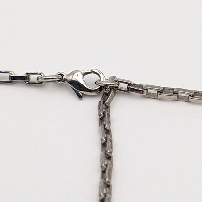 Louis Vuitton Collier Damier Color Silver Necklace — view 5