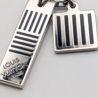 Louis Vuitton Collier Damier Color Silver Necklace — view 3
