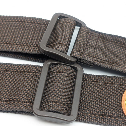 Louis Vuitton Shoulder Strap Leather Nylon Adjustable Gold Alize de Poche — view 6