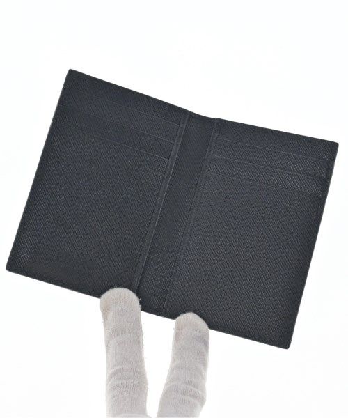 Prada Card Case Card Holders Black — view 3