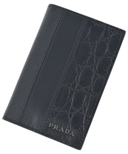 Prada Card Case Card Holders Black