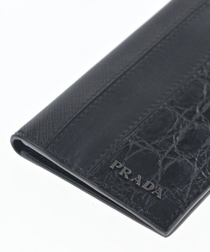 Prada Card Case Card Holders Black — view 5