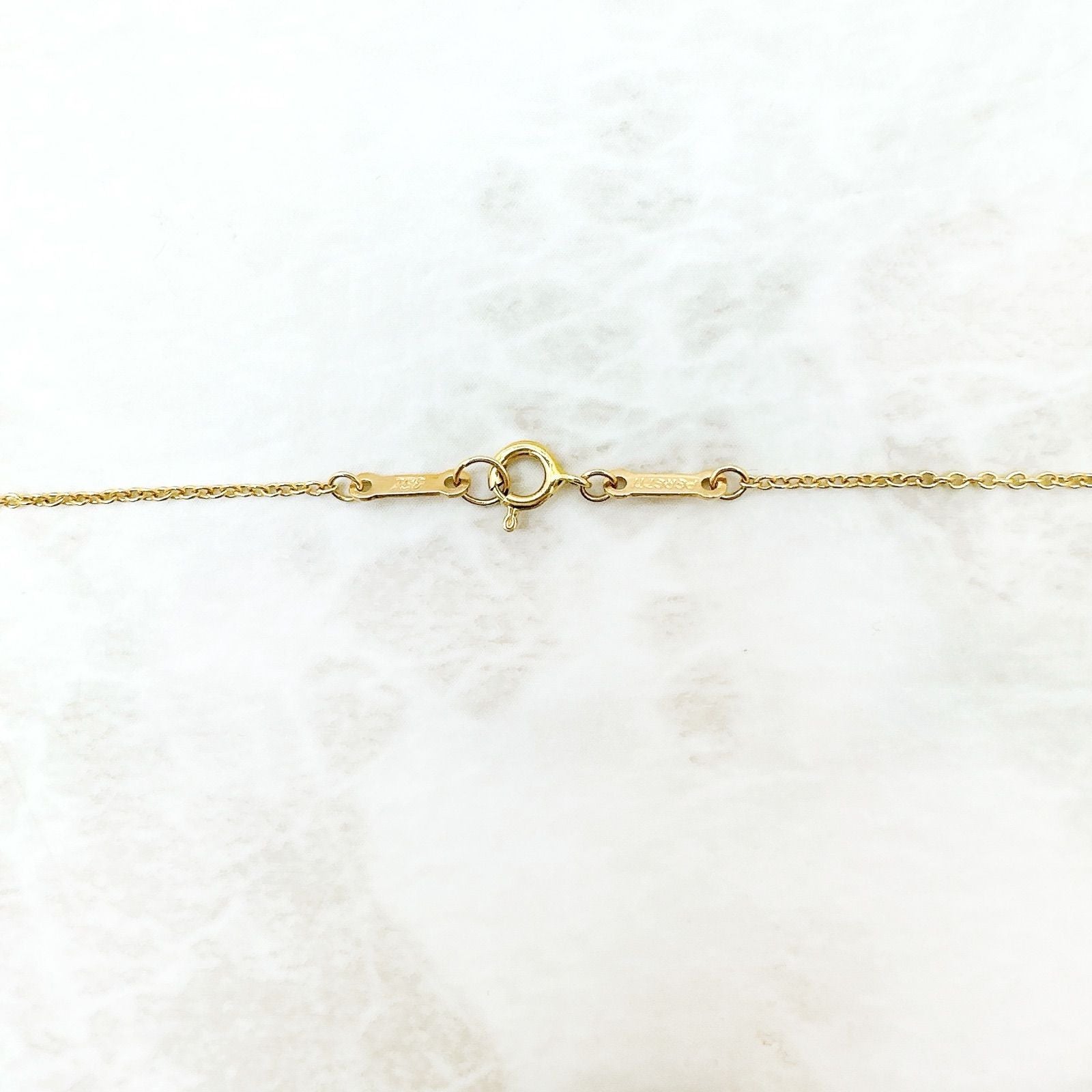 Tiffany & Co Star of David Yellow Gold Necklace 61 cm — view 5