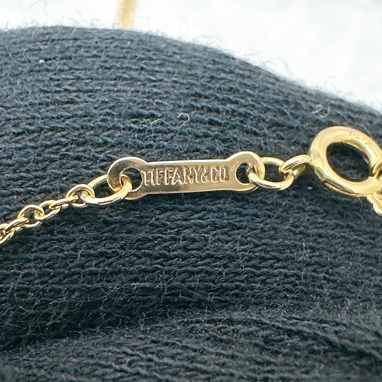 Tiffany & Co Star of David Yellow Gold Necklace 61 cm — view 6