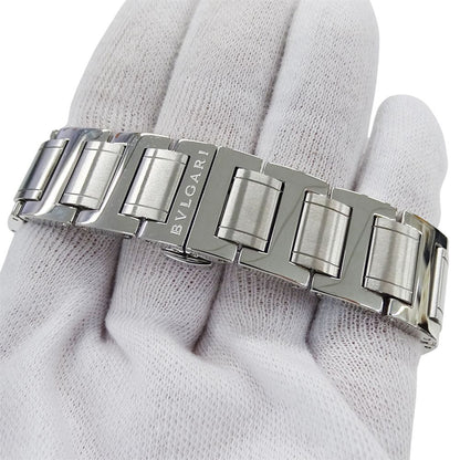 Bvlgari Watch Chronograph Automatic Winding at Stainless Steel Silver Black — view 5