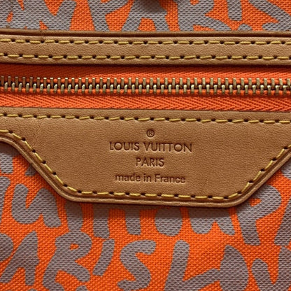Louis Vuitton Neverfull GM Tote Shoulder Bag Monogram Graffiti Orange — view 7
