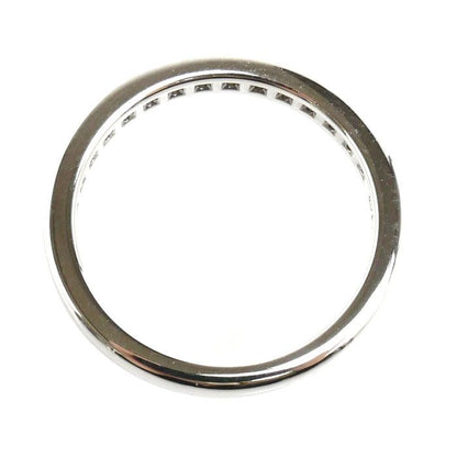 Tiffany & Co Platinum Half Circle Channel Setting Ring Diamond — view 4
