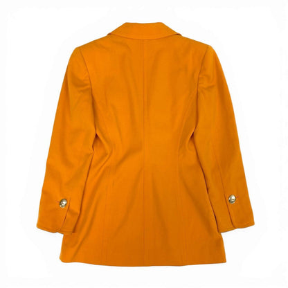 Dior Miss Terra Jacket Blazer Gold Button M Orange — view 3