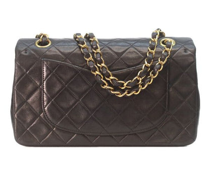 Chanel Black Lamb Gold Double Flap Quilted 23 — view 3
