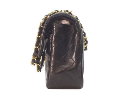 Chanel Black Lamb Gold Double Flap Quilted 23 — view 2