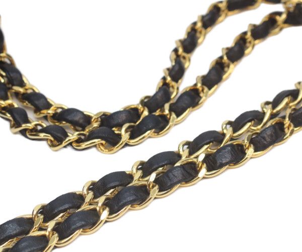 Chanel Black Lamb Gold Double Flap Quilted 23 — view 7