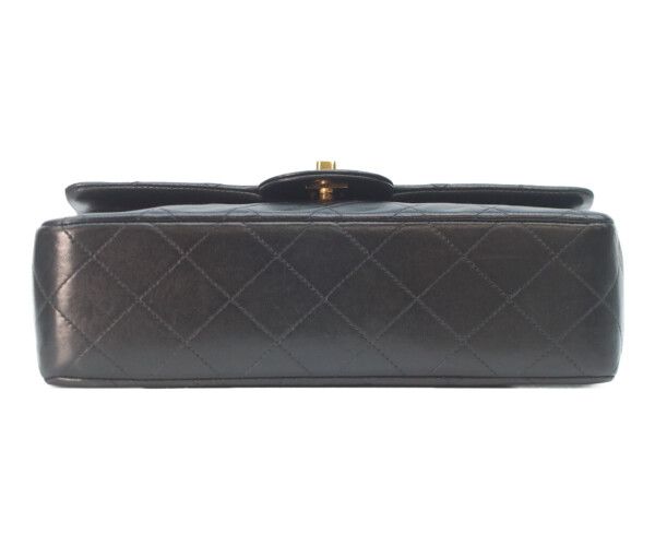 Chanel Black Lamb Gold Double Flap Quilted 23 — view 5
