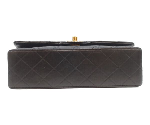 Chanel Black Lamb Gold Double Flap Quilted 23 — view 5