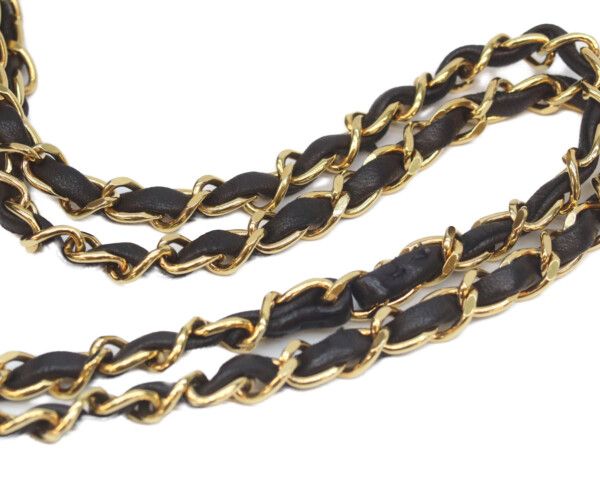 Chanel Black Lamb Gold Double Flap Quilted 23 — view 9
