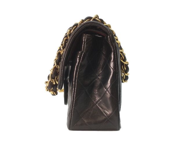 Chanel Black Lamb Gold Double Flap Quilted 23 — view 2