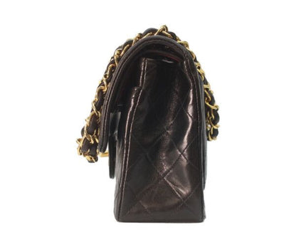 Chanel Black Lamb Gold Double Flap Quilted 23 — view 2