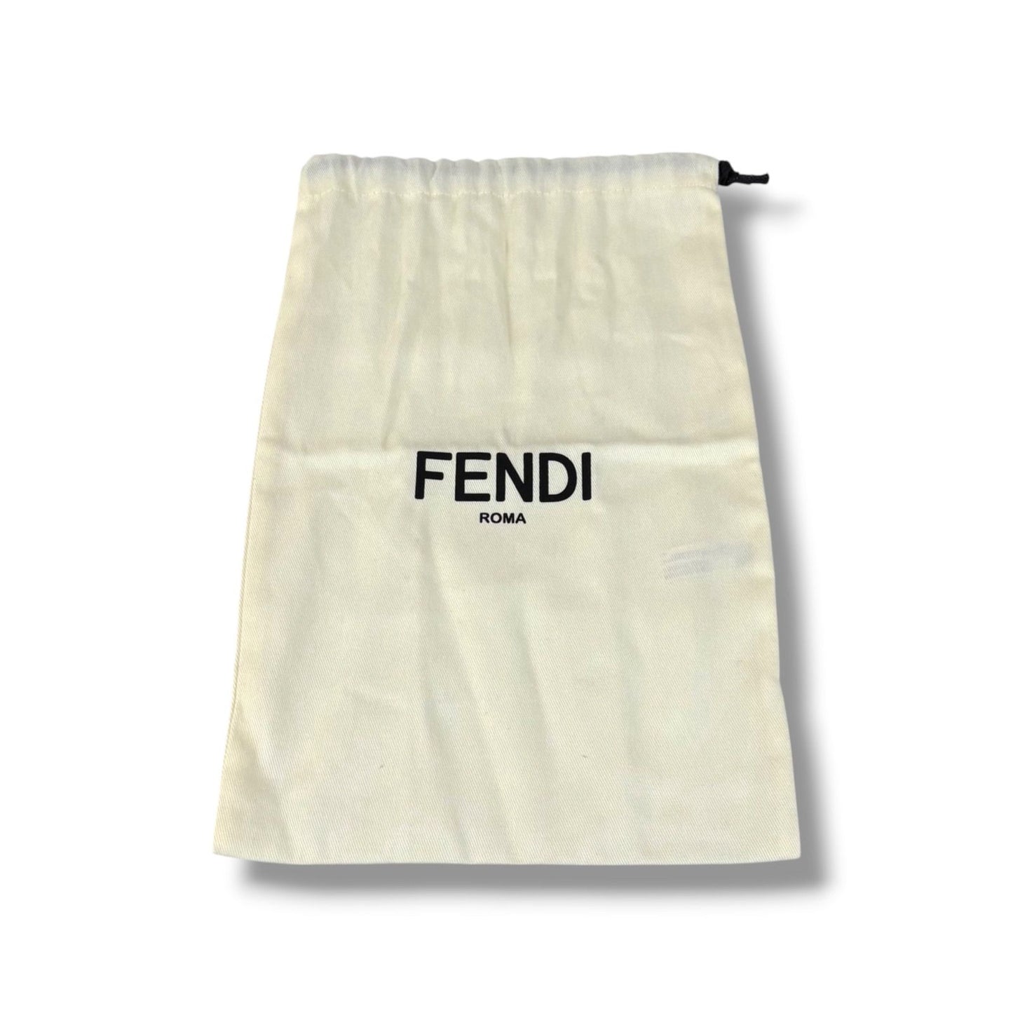 Fendi Strap Mini FF Zucca Pattern All Black Leather Shoulder — view 9