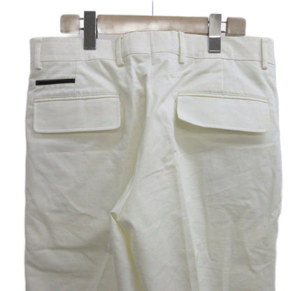 Hermes Pants Trousers 40 White Lambskin Long Pocket Contrast Full Length PP — view 4