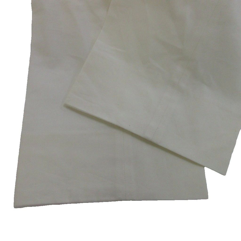 Hermes Pants Trousers 40 White Lambskin Long Pocket Contrast Full Length PP — view 6