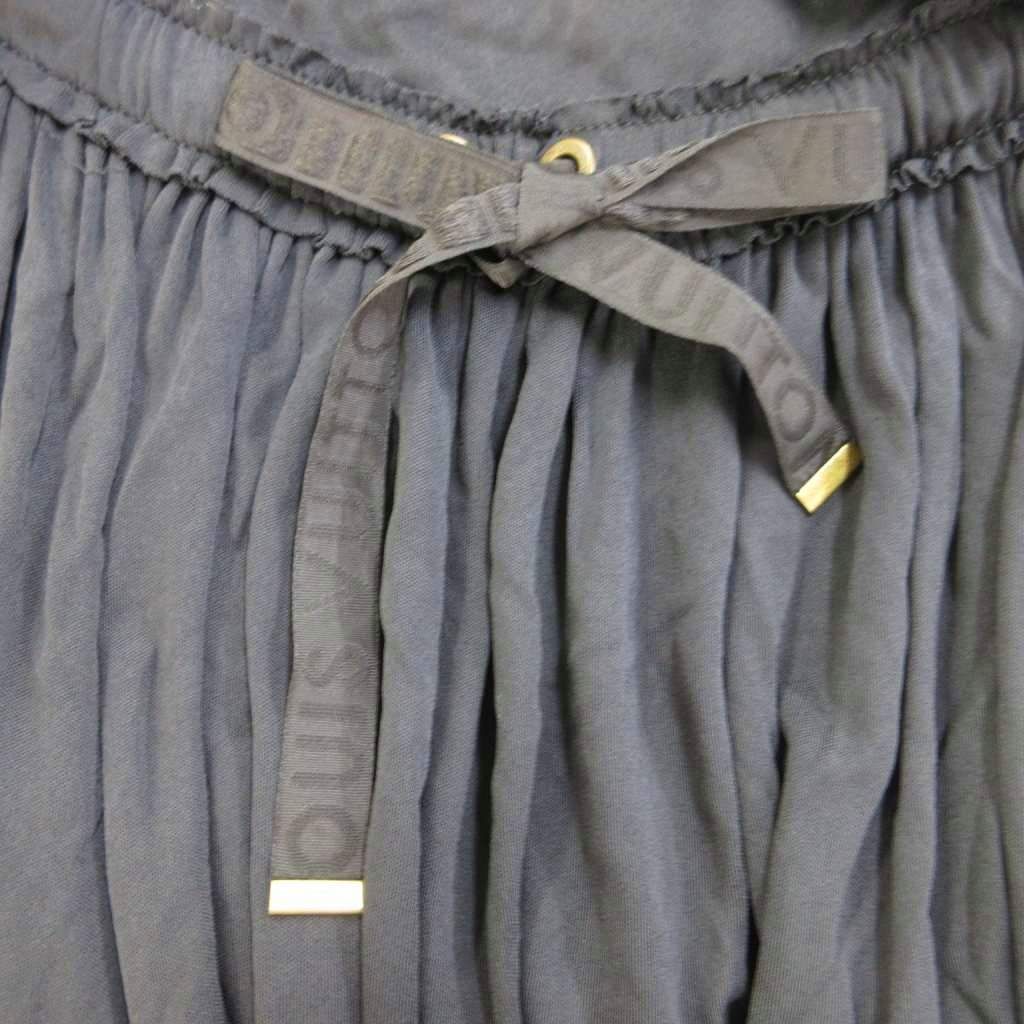 Louis Vuitton Dress XS Black Short Sleeve French Pickaxe Budle Puneck Monogram — view 7