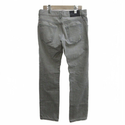 Prada Denim Jeans 29 Light Gray Straight Full Length Button Fly Distressed PP — view 2