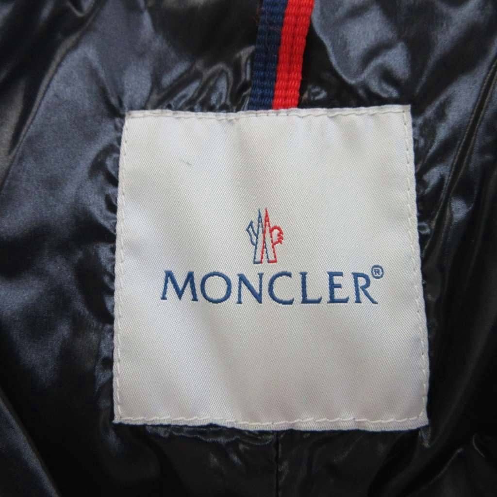 Moncler Montcles Trench Coat Nylon 0 Black Double Breasted Long Sleeve — view 5