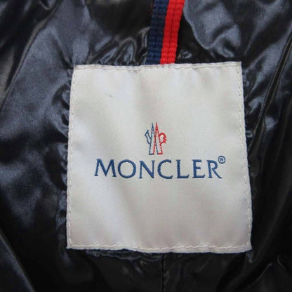 Moncler Montcles Trench Coat Nylon 0 Black Double Breasted Long Sleeve