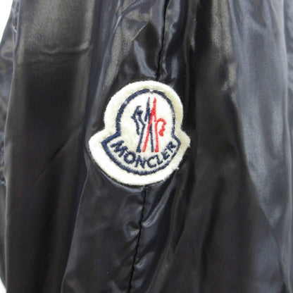Moncler Montcles Trench Coat Nylon 0 Black Double Breasted Long Sleeve