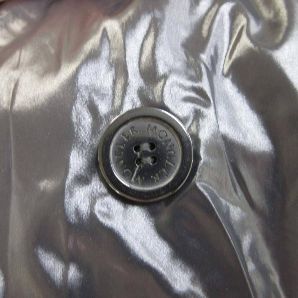 Moncler Montcles Trench Coat Nylon 0 Black Double Breasted Long Sleeve