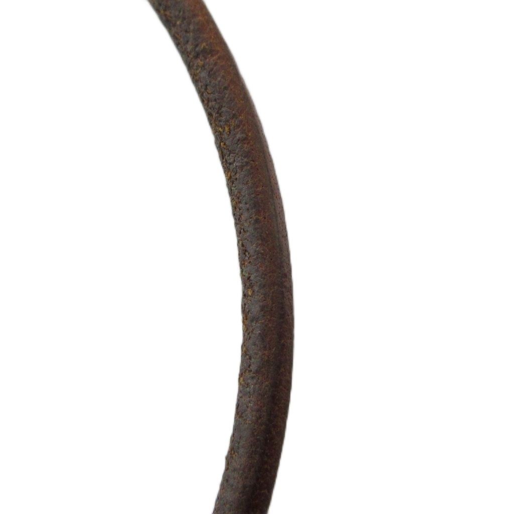 Hermes Jumbo Bracelet Bangle Leather Brown — view 4