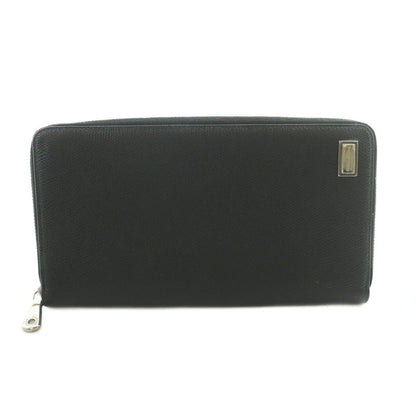 Dolce & Gabbana Wallet Zip Around Coin Purse Dark Blue