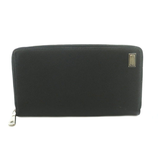 Dolce & Gabbana Wallet Zip Around Coin Purse Dark Blue