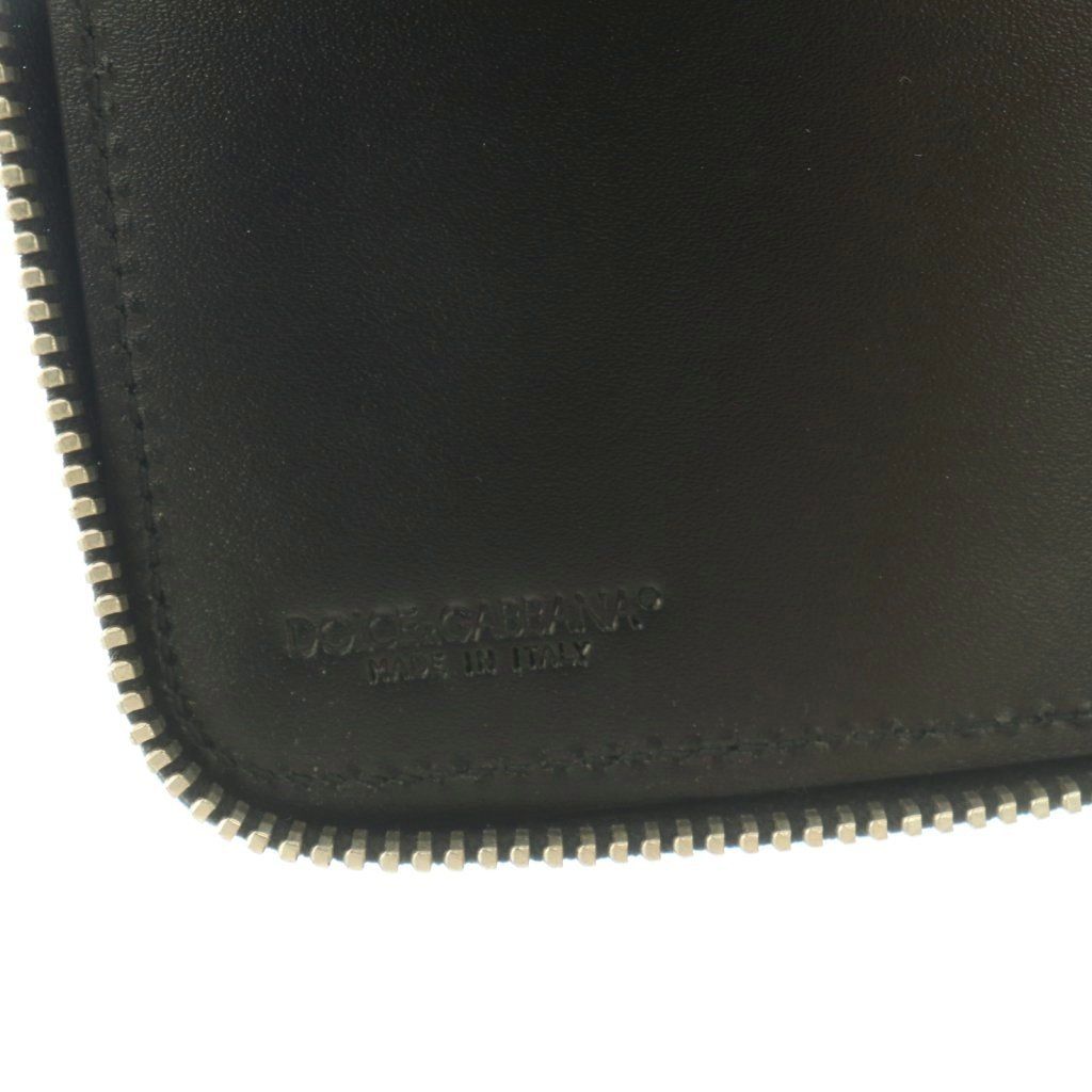 Dolce & Gabbana Wallet Zip Around Coin Purse Dark Blue — view 8