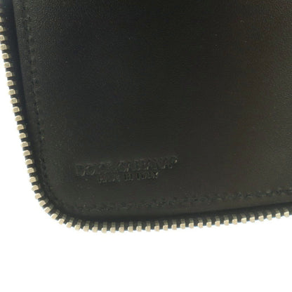 Dolce & Gabbana Wallet Zip Around Coin Purse Dark Blue — view 8