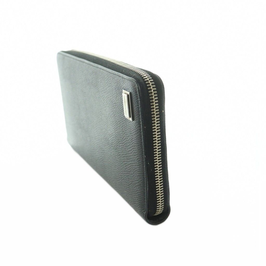 Dolce & Gabbana Wallet Zip Around Coin Purse Dark Blue — view 3