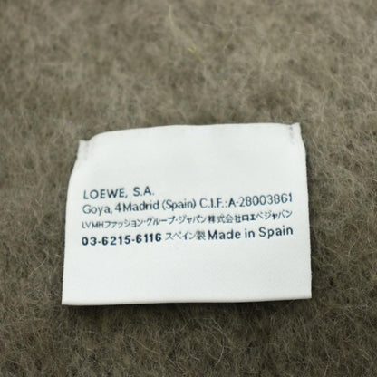 Loewe Anagram Scarf Fringe Mohair Multicolor Gray Yellow Light Blue — view 3